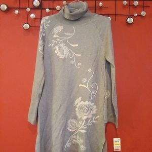 Lightweight women's sweater dress